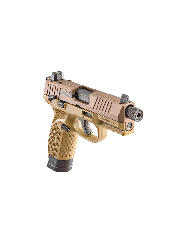 PISTOLET SEMI AUTOMATIQUE FN HERSTAL FN 502 TACTICAL 1X10 + 1X15 FDE/FDE