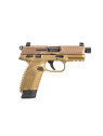 PISTOLET SEMI AUTOMATIQUE FN HERSTAL FN 502 TACTICAL 1X10 + 1X15 FDE/FDE