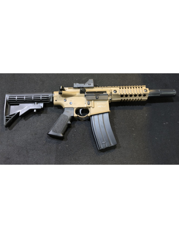 Carabine Crosman Bushmaster MPW Full Auto CO2 calibre 4.5 BB 3 Joules + viseur point rouge