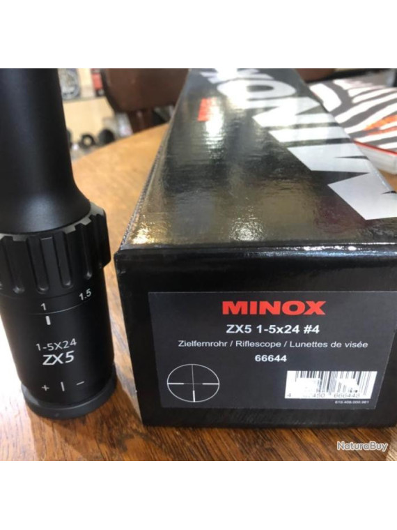 Lunette Minox battue 1-5X24